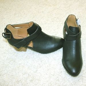 Qupid Black Booties - Never worn